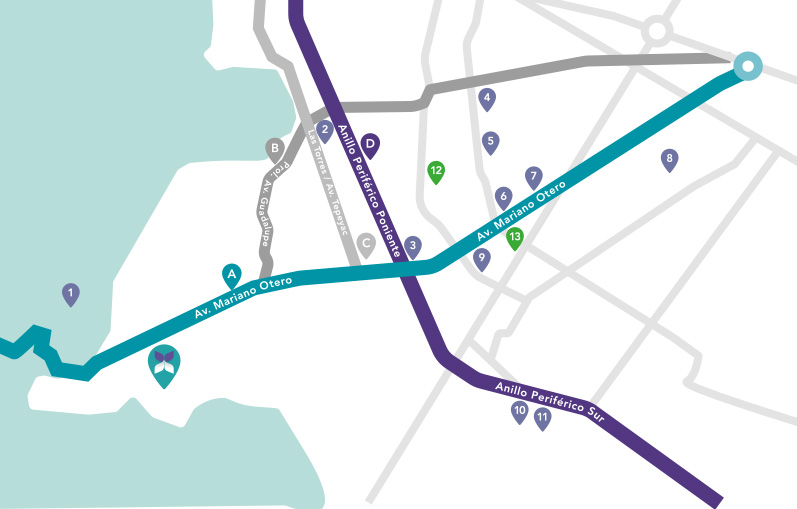 Ubicación Borboleta